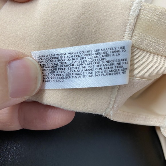 Wacoal Corselette Shapewear Womens 38D Beige Strapless Firm Control Body Shaper - Picture 15 of 16